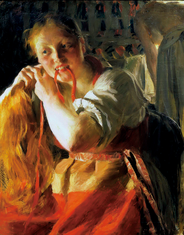  安德斯·莱奥纳德·佐恩 Anders Leonard Zorn —— 梳妆